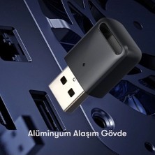 Bluetooth Kablosuz Mini Araç Kiti Wireless USB Aux Dönüştürücü + Bilgisayar Laptop Aktarıcı Çevirici