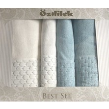 Özdilek Adria Best Set Banyo Takımı Krem/k.mint-Mint