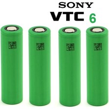 SONY Azurtech Vtc6 18650 3.7V 3000 Mah Li-Ion Pil / 4ADET Pil + 2ADET Pil Kutusu