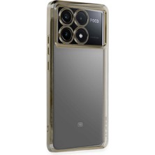 Newface Xiaomi Poco X6 Pro Kılıf Razer Lensli Silikon - Gold Dpmah
