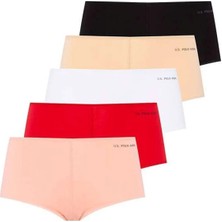 U.S. Polo Assn. Kadın 67004 Çok Renkli 5'li Kıl Lastikli