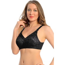 Siyah Dantelli Toparlayıcı Sütyen - 507