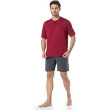 Pierre Cardin 5li Penye Robdöşambr Damatlık Pijama Set 5560