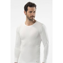 Cacharel - Termal Uzun Kol Bisiklet Yaka Beyaz