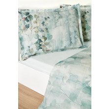 Özdilek Yeşil Nature Drip Ranforce Çift Kişilik Nevresim Takımı