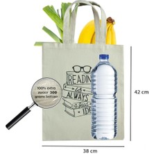 Sevilya Omuz Çantası Baskılı Bez Çanta Kanvas Çanta