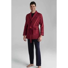 U.S. Polo Assn. Erkek Damat Çeyiz Pijama Takım Robdöşambır Lacivert 12000