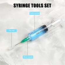 Luuminaly Yapıştırıcı Aplikatörü Şırınga Künt Uçlu Iğne ve Kapak (Yurt Dışından)