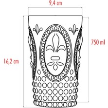 Depa Akrilik Füme Uzun Bardak