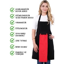 Sevilya Star Ayar Askılı Havlulu Mutfak Önlüğü Seti (Havlulu Önlük)