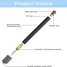 Luuminaly Cam Kesme Bıçağı 2MM-20MM, Alaşımlı Uçlu Cam Kesme Bıçağı (Yurt Dışından)