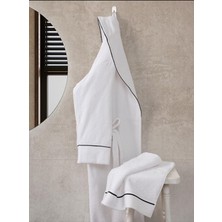 Cotton Box Classic Bornoz Seti Mahur Beyaz Unisex L/XL