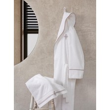 Cotton Box Classic Bornoz Seti Güher Beyaz Kadın M/L