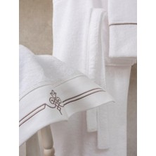Cotton Box Classic Bornoz Seti Güher Beyaz Kadın M/L