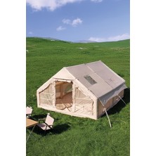 Onetick 12 Kişilik 4 Mevsim Şişme Kamp Çadırı 300X400 12 M2 Yükseklik 210 cm