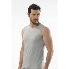 Cacharel Erkek Bisiklet Yaka Spor Atlet Gri