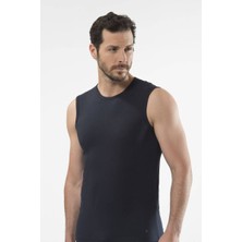 Cacharel Erkek Bisiklet Yaka Spor Atlet Siyah