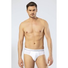 Cacharel Erkek Lastikli Slip Beyaz