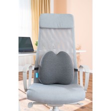 Ortopedik Visco Lüx Bel Yastığı Ofis Araba Koltuk Yastığı Bel Destek Minderi 39X39X11 cm