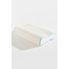 Visco Çift Boyun Destekli Ortopedik Visko Yastık - 60X40X12/10CM