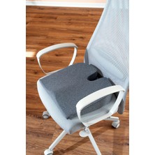 Ortopedik Eğimli Visco Minder Ofis Araba Koltuk Oturma Minderi 42X40X9X2 cm