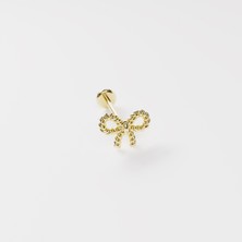 14 Ayar Altın Fiyonk Piercing / Tragus, Helix