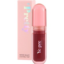 Gün Boyu Kalıcı, Kadife Dokulu, Mat, Kore Lip Tint – Pretty Water Velvet Tint 2.6g 09 Fuchsia Red