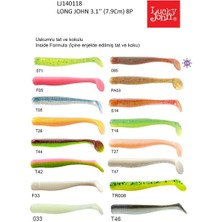 Lucky John Long John 3.1'' (7.87 Cm) 8p Silikon Yem