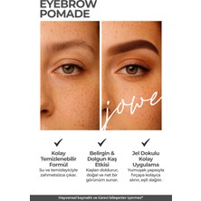 Jowe Perfect Eyebrow Pomade Belirginleştirici Kaş Pomadı - 10 Dark Ash