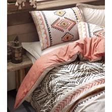 Cotton Box Ethnic Ranforce Tek Kişilik Nevresim Takimi Felix Kiremit