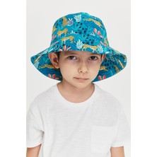 Erkek Çocuk Desenli Bucket Şapka 7009