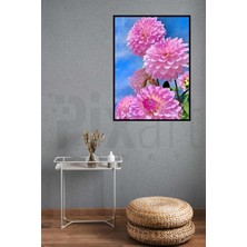 Çiçekler 30*40 cm  Pixart Sanat Elmas Mozaik Tablo Diamond Türkiye