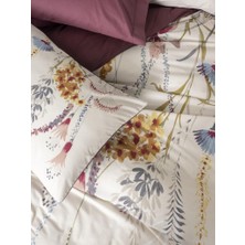 Cotton Box Çift Kişilik Flos Bordo Nevresim Takımı