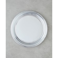 Glow Metal Tepsi 35 cm Silver