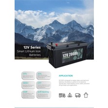 Pylontech 12V 200AH Lityum Akü Bluetooth Haberleşmeli Lifepo4