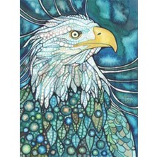 Pix Art Sanat Mavi Kartal Pixart Sanat Elmas Mozaik Tablo Diamond Türkiye  53*68