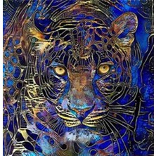 Pix Art Sanat Puma Silüeti Pixart Sanat Elmas Mozik Tablo Daimond Türkiye 66*68