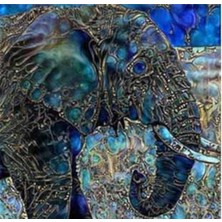 Pix Art Sanat Elmastan Fil  Pixart Sanat  Elmas Mozaik Tablo Diamond Türkiye 72*70