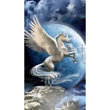 Pix Art Sanat Gökyüzündeki Kanatlı At  Pixart Sanat Elmas Mozik Tablo Daimond Türkiye 50*88