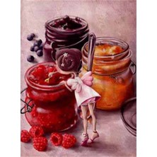 Reçel Perisi Pixart Sanat Elmas Mozaik Tablo Diamond Türkiye  56*74