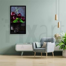 PixArt Kasede Kirazlar 40 x 60 Elmas Mozaik Tablo
