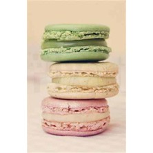 Renkli Macaronlar Pixart Sanat Elmas Mozaik Tablo Diamond Türkiye 33*51