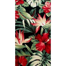 PixArt Hawaii Cicek Desen 40 x 60 Elmas Mozaik Tablo