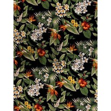 PixArt Tropikal Cicek Desen 40 x 50 Elmas Mozaik Tablo