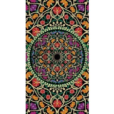 PixArt Kulturel Cicek Desen 40 x 60 Elmas Mozaik Tablo