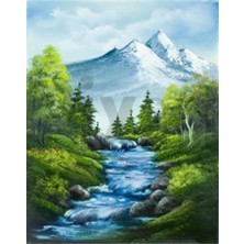 Pix Art Sanat Dere Boyu Pixart  Sanat  Elmas Mozaik Tablo Diamond Türkiye 43 x 53 cm