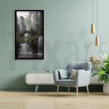 PixArt Selale Koprusu 40 x 60 Elmas Mozaik Tablo