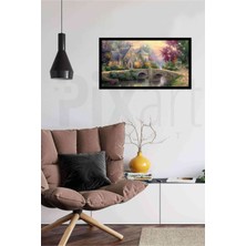 Pix Art Sanat Taş Köprüde Malikane Pixart Sanat  Elmas Mozaik Tablo Diamond Türkiye  89 x 51 cm