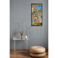Pix Art Sanat Hayal Şehri  Pixart Sanat  Elmas Mozaik Tablo Diamond Türkiye   43 x 86 cm