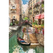 Venedik Sokokları Pixart Sanat Elmas Mozaik Tablo Diamond Türkiye 36*53